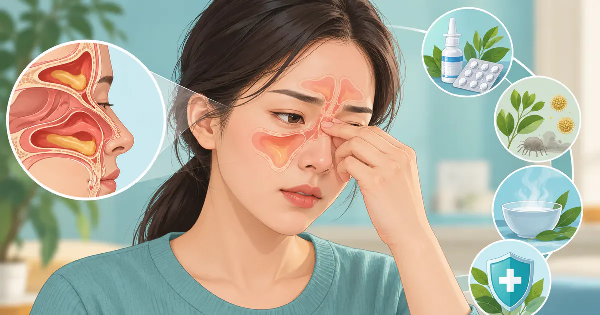 Phác đồ điều trị viêm xoang với người bệnh được tư vấn chăm sóc mũi xoang an toàn