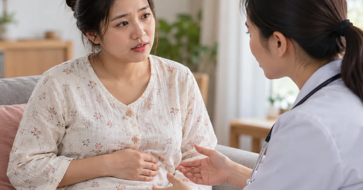 Mẹ sau sinh theo dõi sản dịch sau sinh có mùi bất thường tại nhà