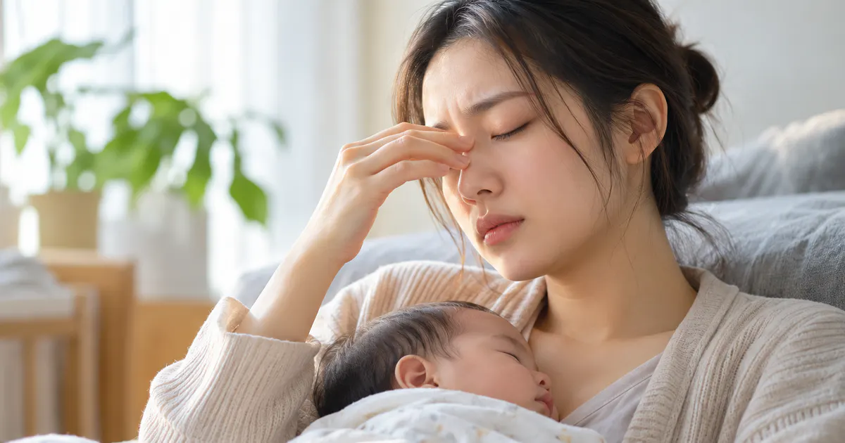 sau sinh bị khô mắt phải làm sao: mẹ chăm sóc mắt nhẹ nhàng tại nhà