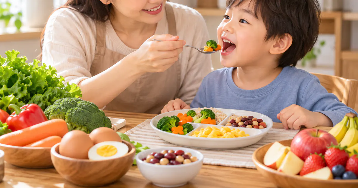 Bữa ăn đa dạng hỗ trợ dinh dưỡng và phát triển của trẻ