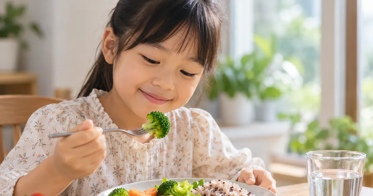 Bữa ăn đa dạng hỗ trợ sức khỏe và khả năng tập trung của trẻ