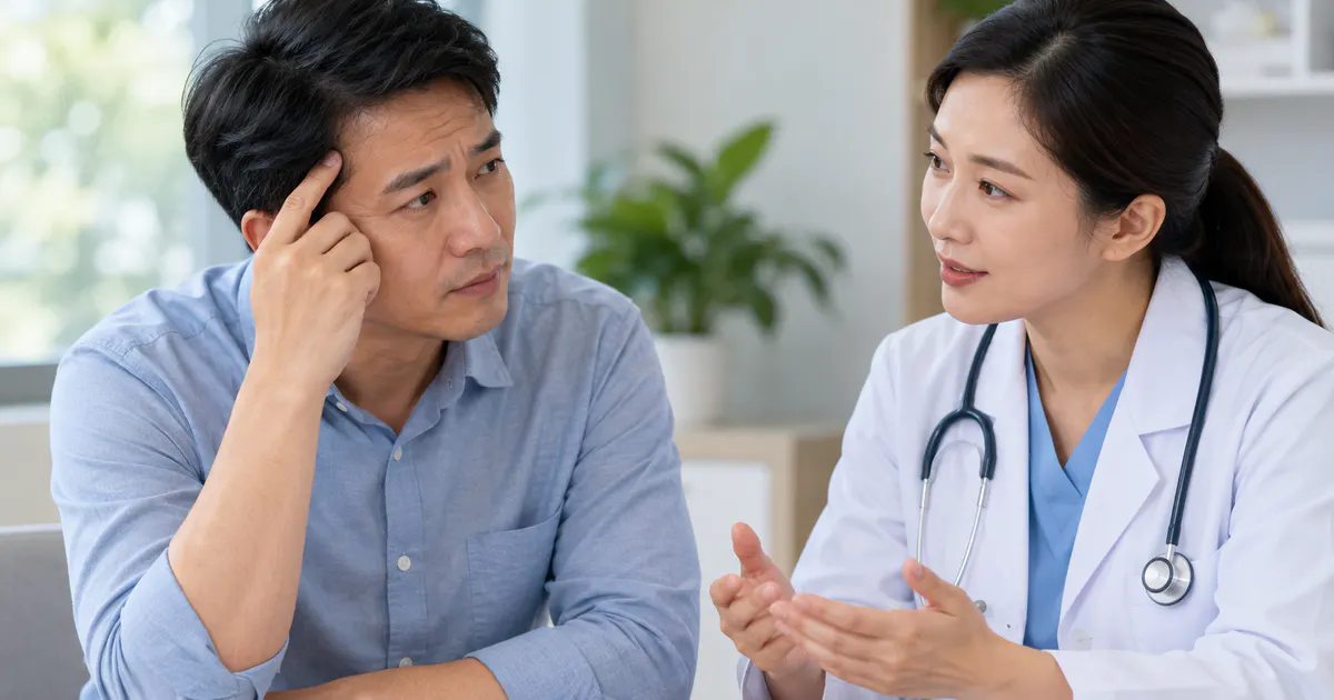 Trao đổi với nhân viên y tế khi triệu chứng trí nhớ kéo dài
