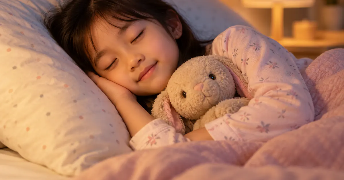 Trẻ ngủ yên trong thói quen sinh hoạt lành mạnh