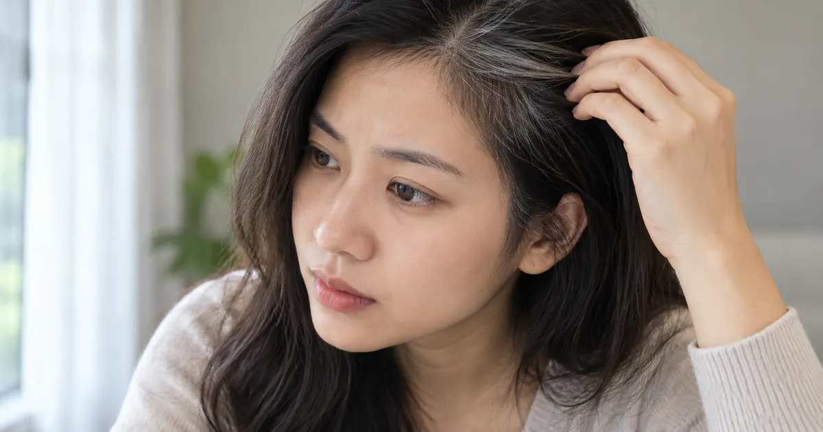 Tóc bạc sớm ở người trẻ nguyên nhân và cách chăm sóc tóc khỏe