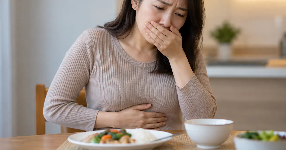 Minh họa thông tin về trào ngược dạ dày có buồn nôn không