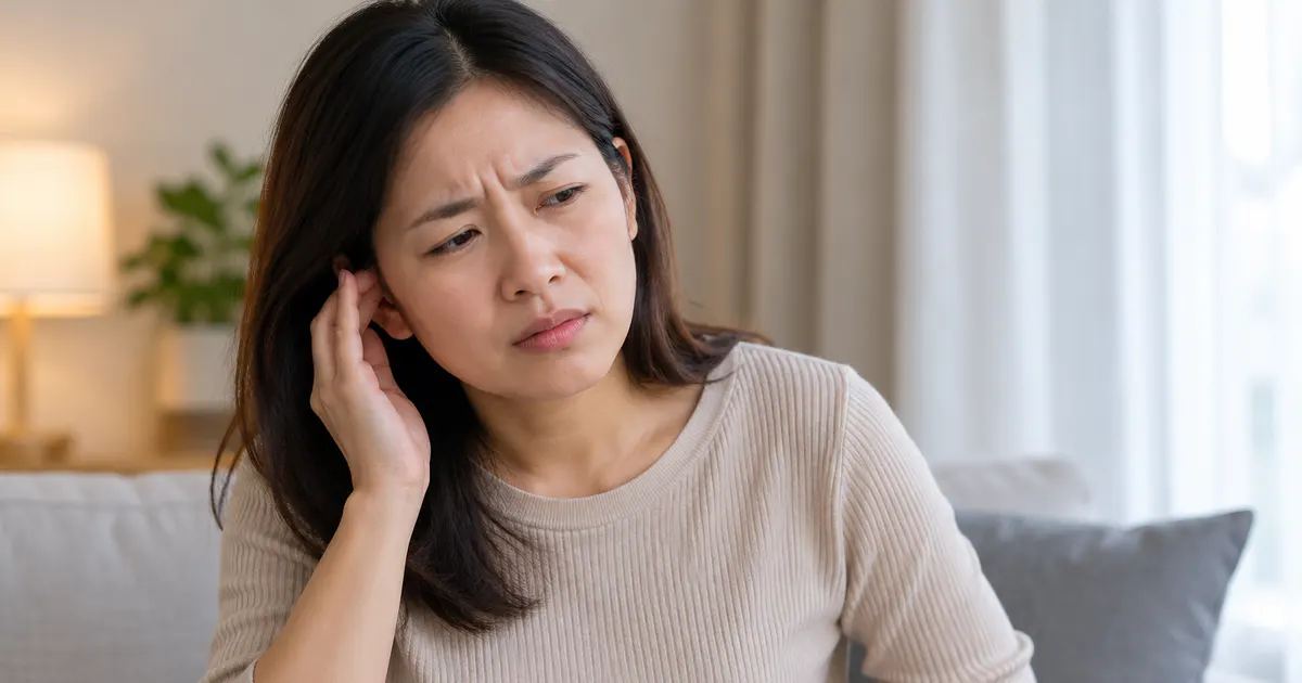 Người trưởng thành kín đáo cảm thấy khó chịu vì trào ngược dạ dày gây ù tai