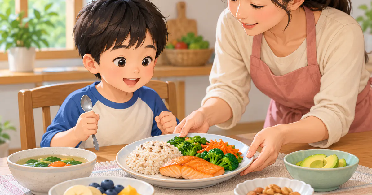 Bữa ăn đa dạng giúp cải thiện khẩu phần của trẻ chậm tăng cân