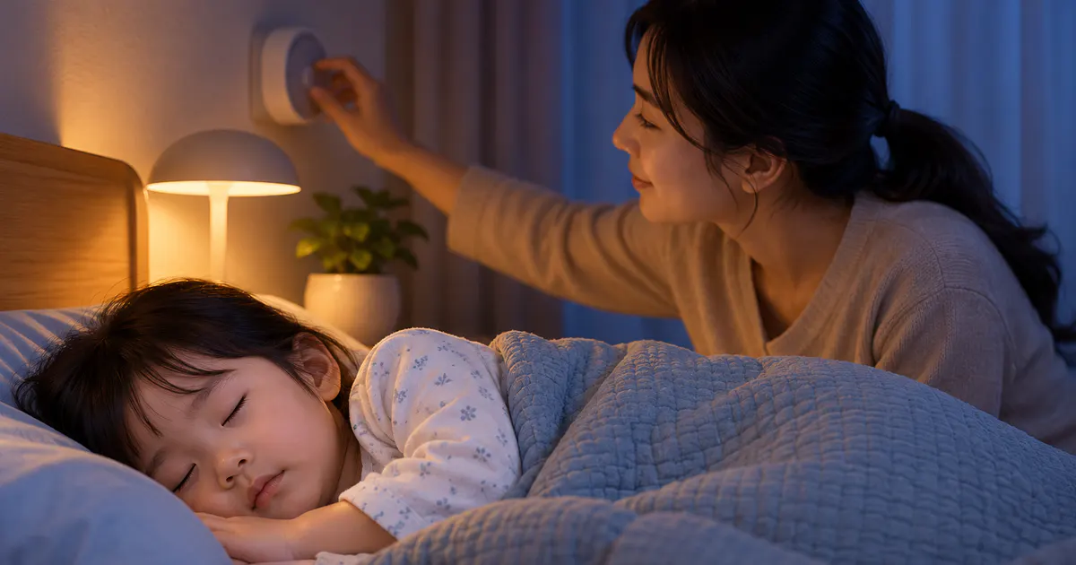 Không gian ngủ yên tĩnh và an toàn giúp trẻ dễ ngủ lại
