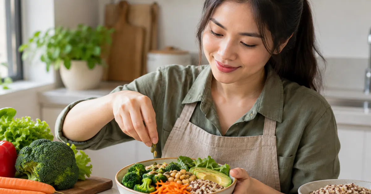 Bữa ăn cân đối hỗ trợ thói quen chăm sóc sức khỏe não bộ
